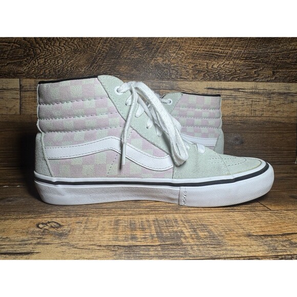 Vans Sk8-Hi Pro Checkerboard High Top Sneakers Men’s 7 / Women’s 8.5 - Picture 7 of 10